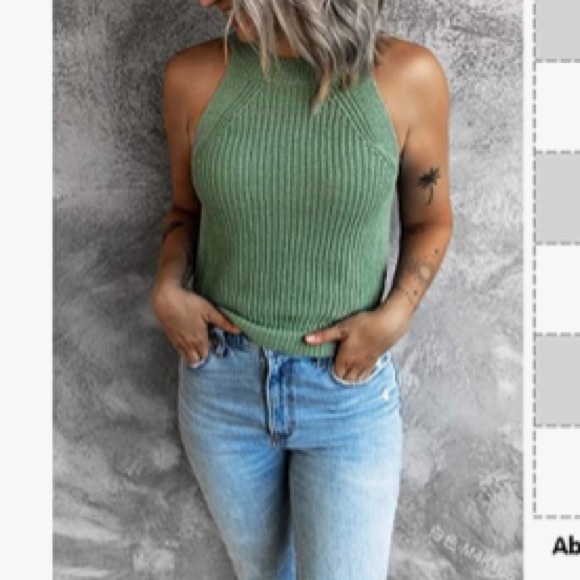 NWOT, 2/$25: Sleeveless Light Weight Sweater - Picture 4 of 8